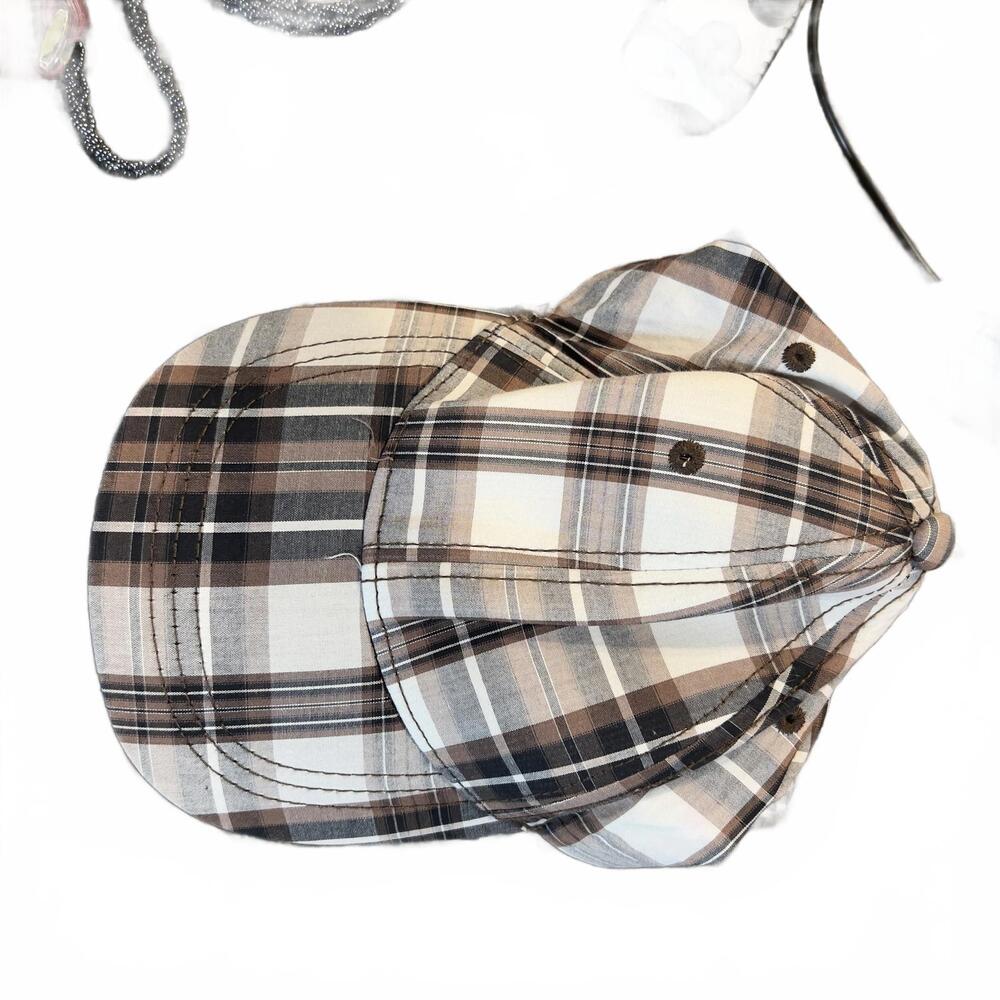 Pugs Plaid Automotive Cap Hat